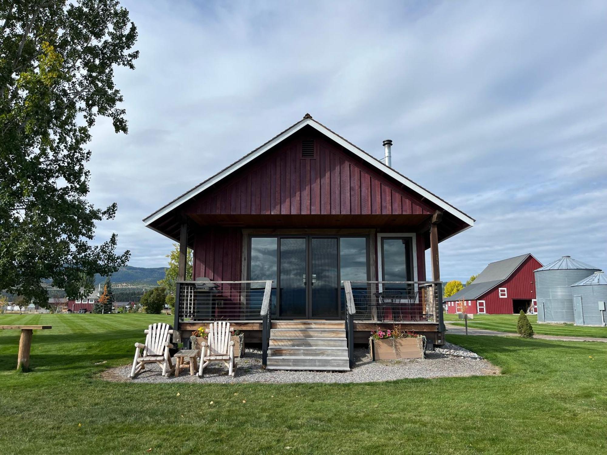 New Cabin With Spectacular Views Of Flathead Lake. Somers Extérieur photo