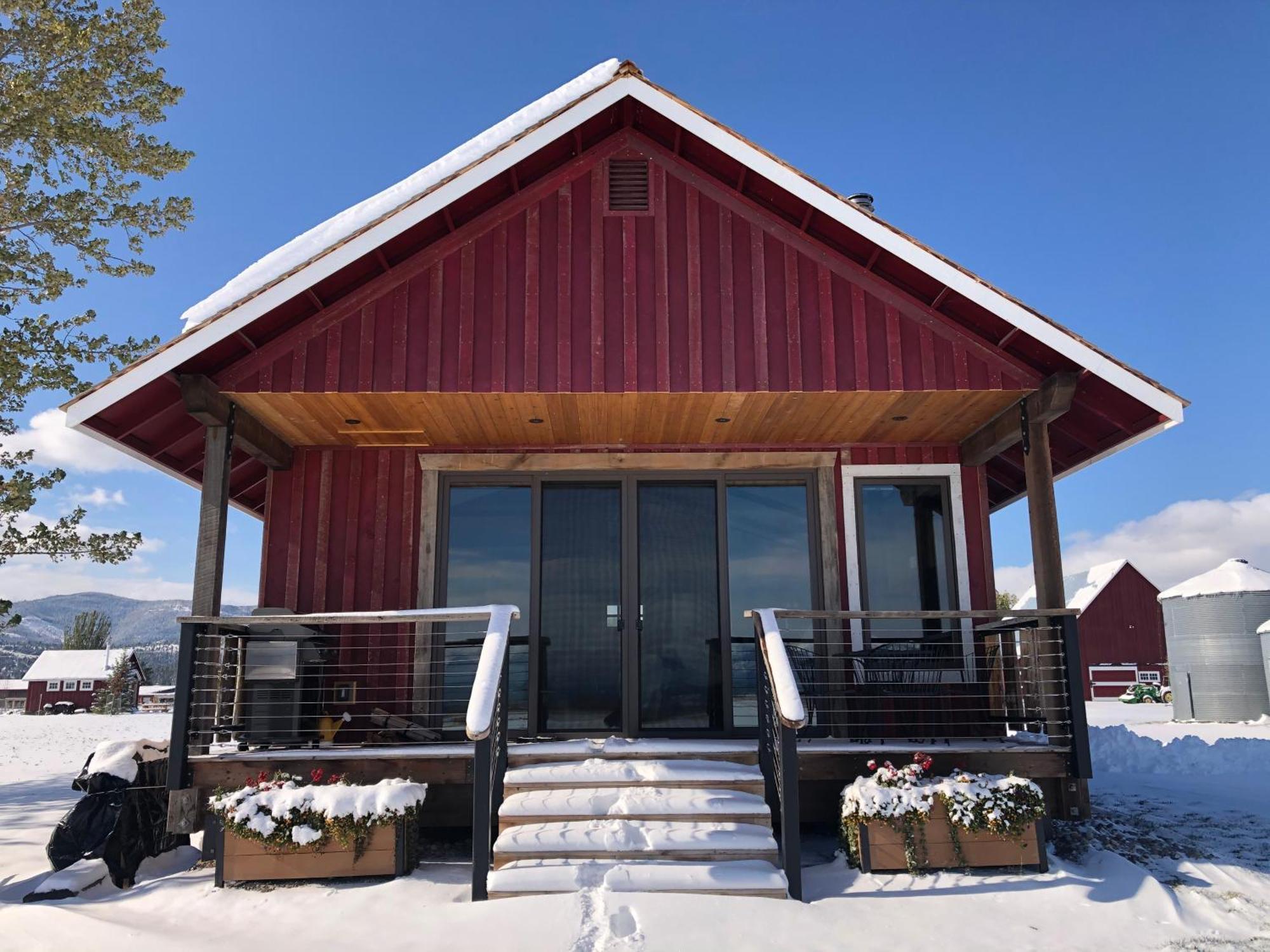 New Cabin With Spectacular Views Of Flathead Lake. Somers Extérieur photo