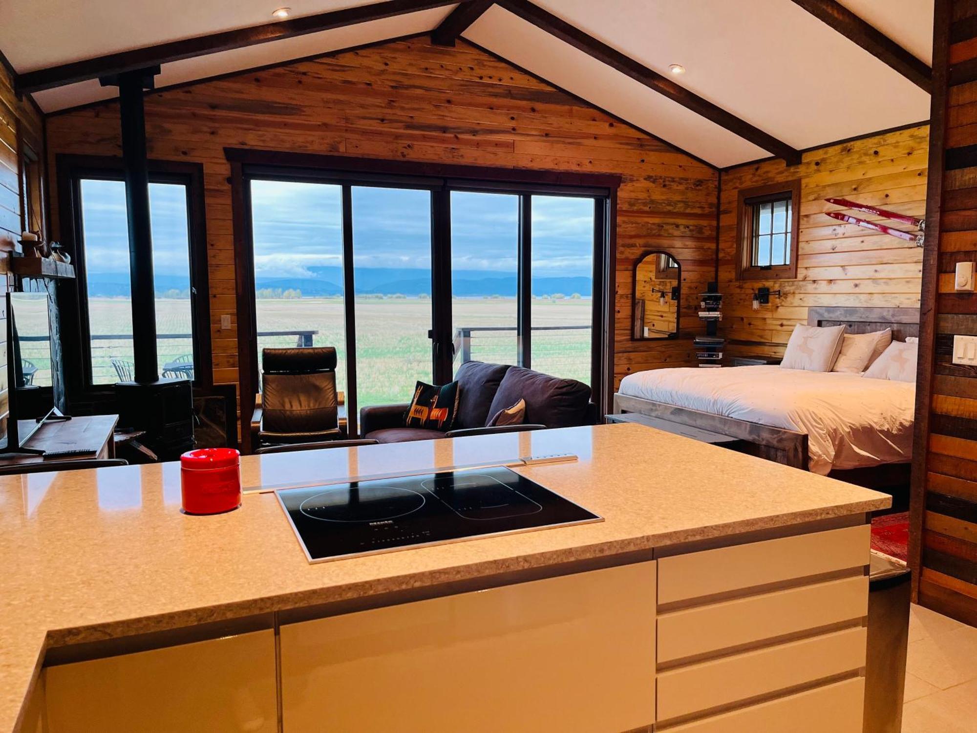 New Cabin With Spectacular Views Of Flathead Lake. Somers Extérieur photo
